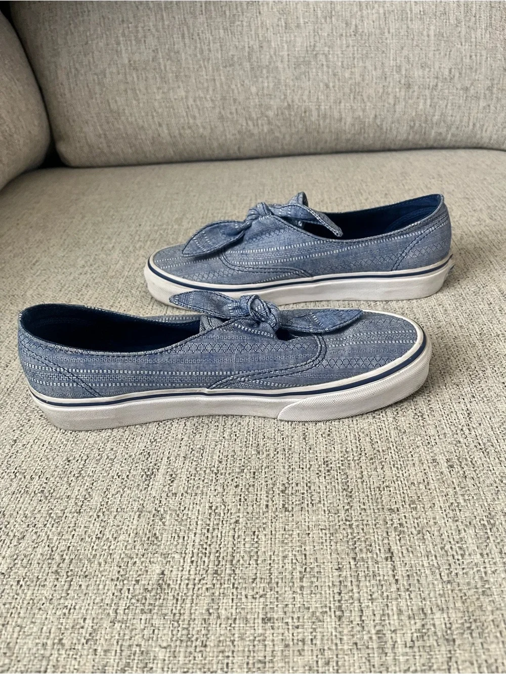 Vans Blue Slip-On Sneakers